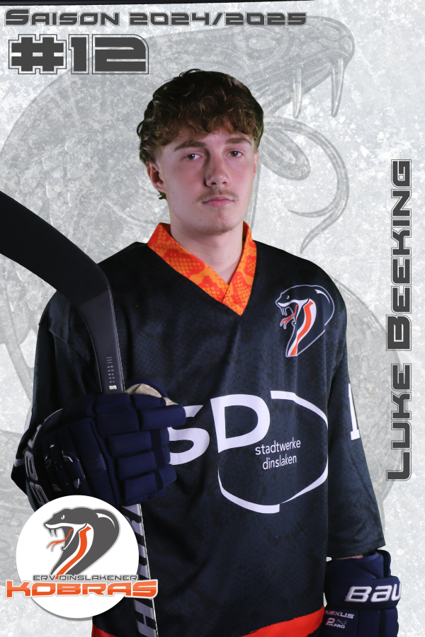 Player Card   2024 25   12   Luke Beeking